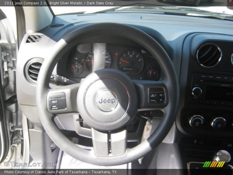 Bright Silver Metallic / Dark Slate Gray 2011 Jeep Compass 2.0