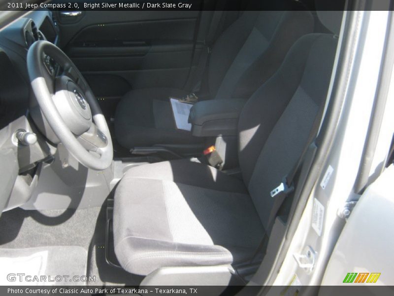 Bright Silver Metallic / Dark Slate Gray 2011 Jeep Compass 2.0