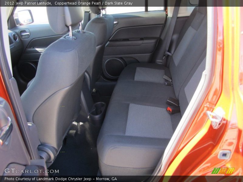 Copperhead Orange Pearl / Dark Slate Gray 2012 Jeep Patriot Latitude