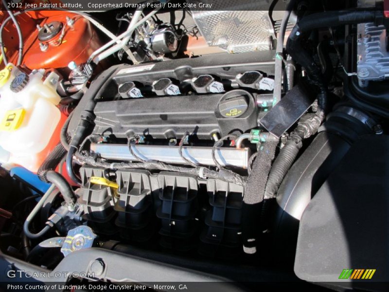 Copperhead Orange Pearl / Dark Slate Gray 2012 Jeep Patriot Latitude