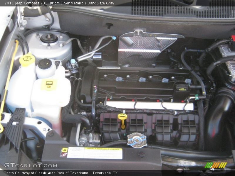 Bright Silver Metallic / Dark Slate Gray 2011 Jeep Compass 2.0