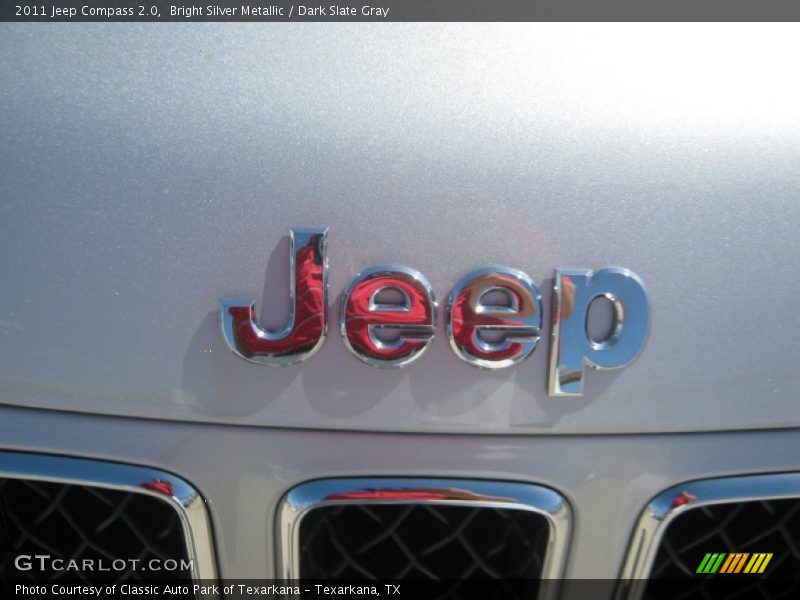 Bright Silver Metallic / Dark Slate Gray 2011 Jeep Compass 2.0