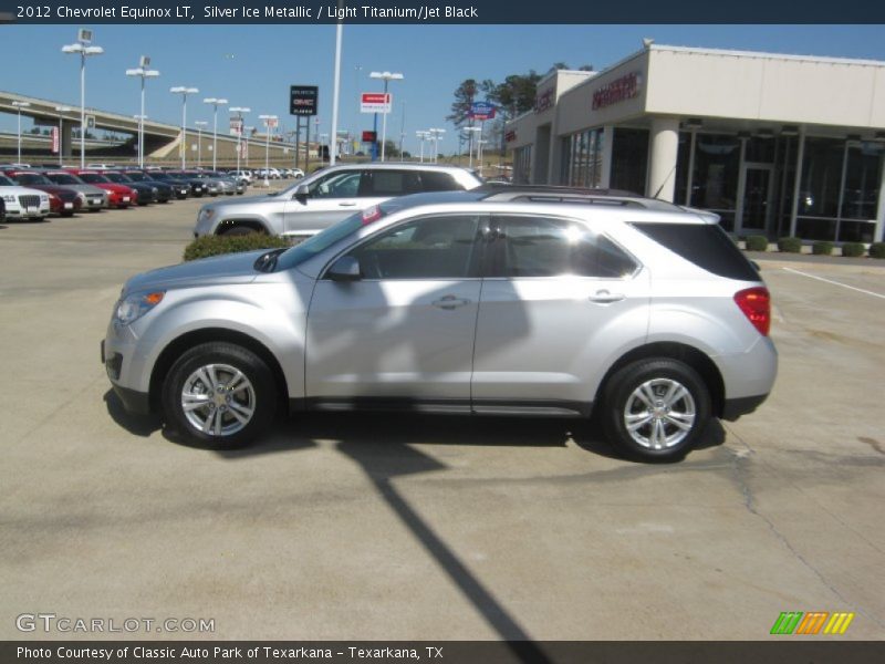 Silver Ice Metallic / Light Titanium/Jet Black 2012 Chevrolet Equinox LT