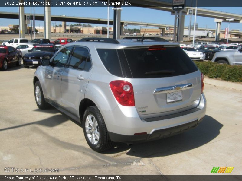 Silver Ice Metallic / Light Titanium/Jet Black 2012 Chevrolet Equinox LT