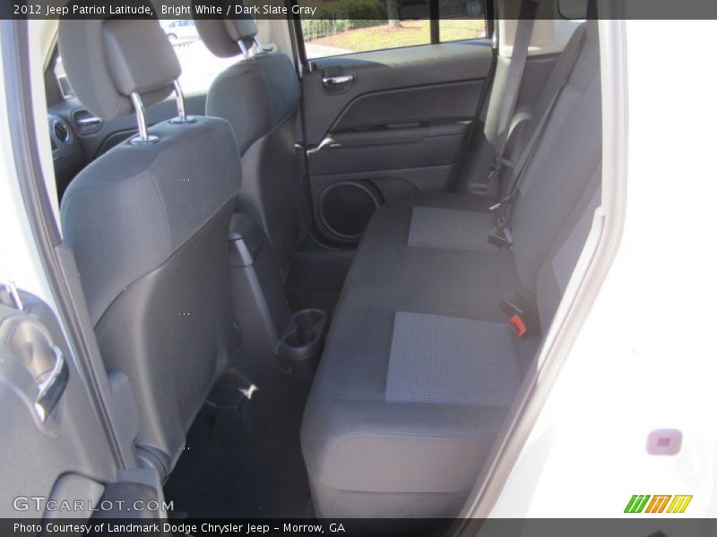 Bright White / Dark Slate Gray 2012 Jeep Patriot Latitude