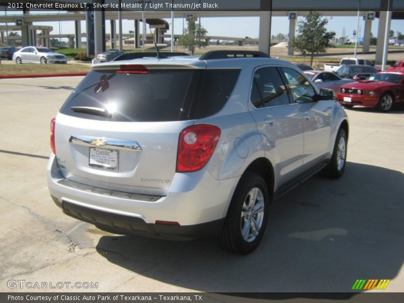 Silver Ice Metallic / Light Titanium/Jet Black 2012 Chevrolet Equinox LT