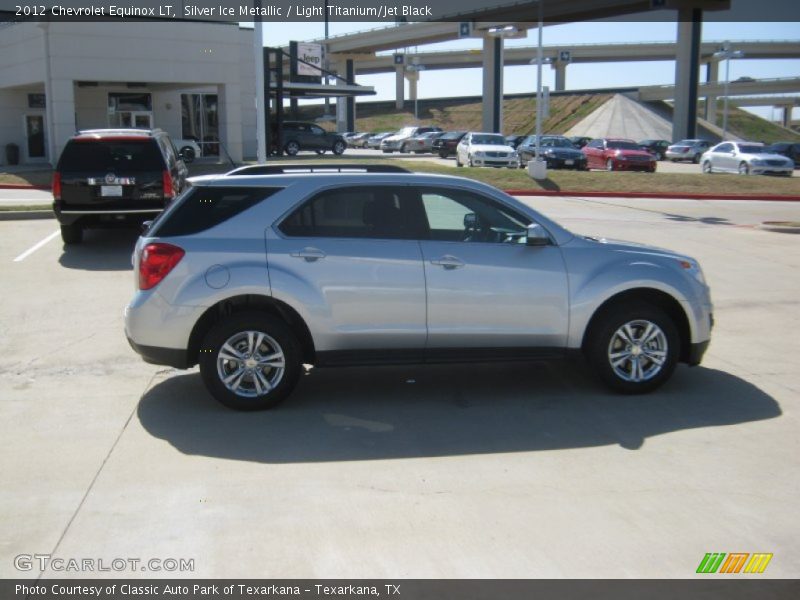 Silver Ice Metallic / Light Titanium/Jet Black 2012 Chevrolet Equinox LT