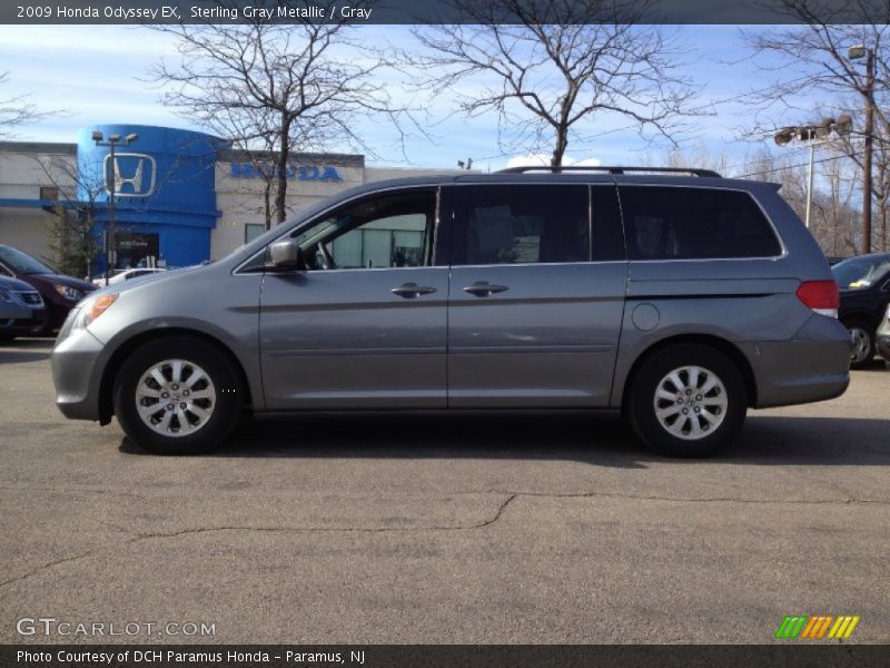 Sterling Gray Metallic / Gray 2009 Honda Odyssey EX