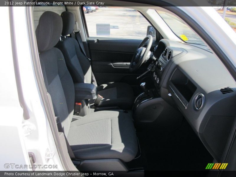 Bright White / Dark Slate Gray 2012 Jeep Patriot Latitude