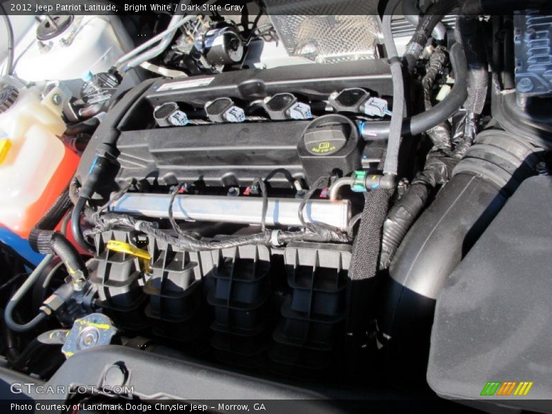 Bright White / Dark Slate Gray 2012 Jeep Patriot Latitude