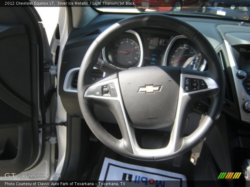Silver Ice Metallic / Light Titanium/Jet Black 2012 Chevrolet Equinox LT