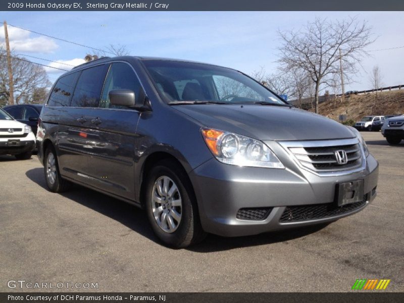 Sterling Gray Metallic / Gray 2009 Honda Odyssey EX