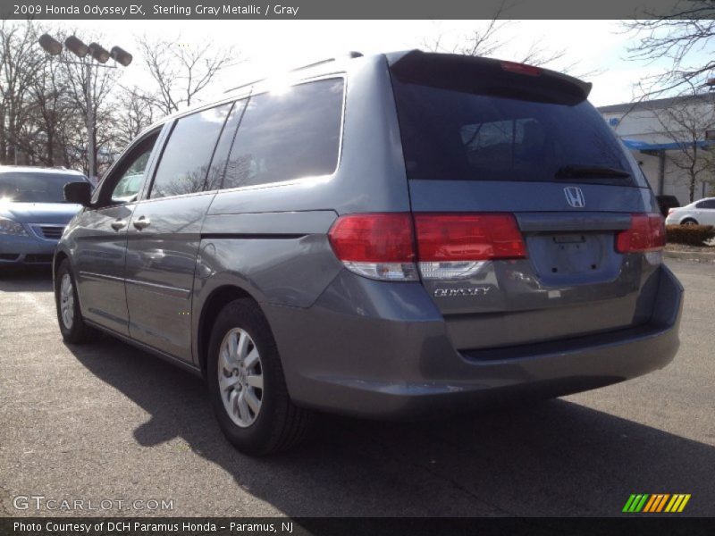 Sterling Gray Metallic / Gray 2009 Honda Odyssey EX