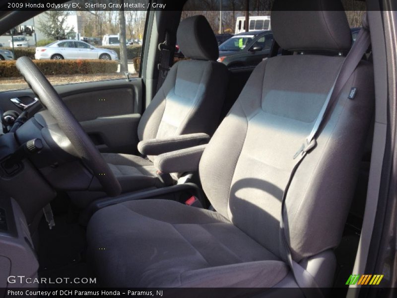 Sterling Gray Metallic / Gray 2009 Honda Odyssey EX