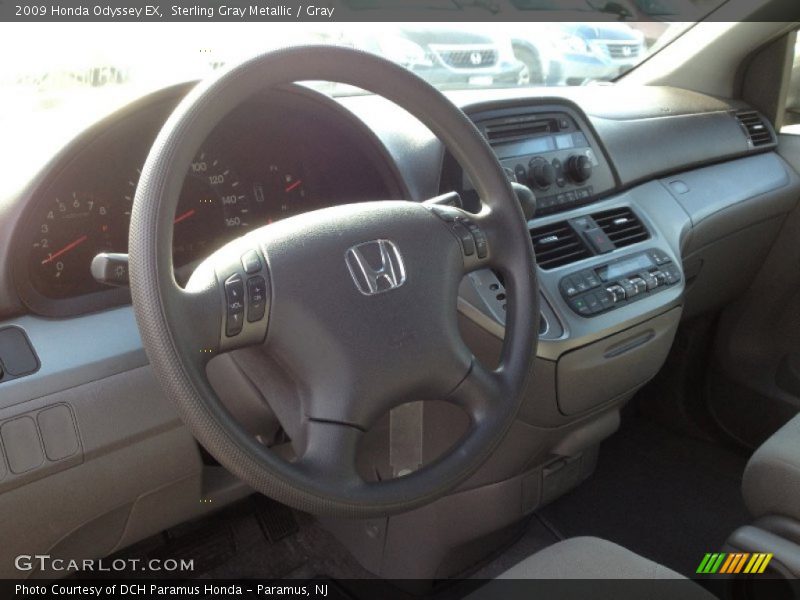 Sterling Gray Metallic / Gray 2009 Honda Odyssey EX
