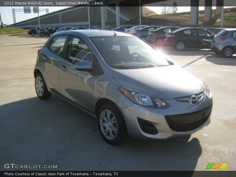 Liquid Silver Metallic / Black 2012 Mazda MAZDA2 Sport
