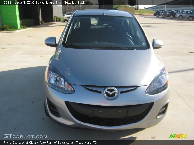 Liquid Silver Metallic / Black 2012 Mazda MAZDA2 Sport