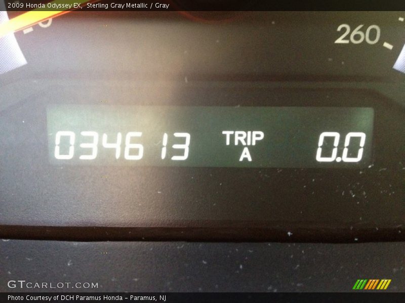 Sterling Gray Metallic / Gray 2009 Honda Odyssey EX