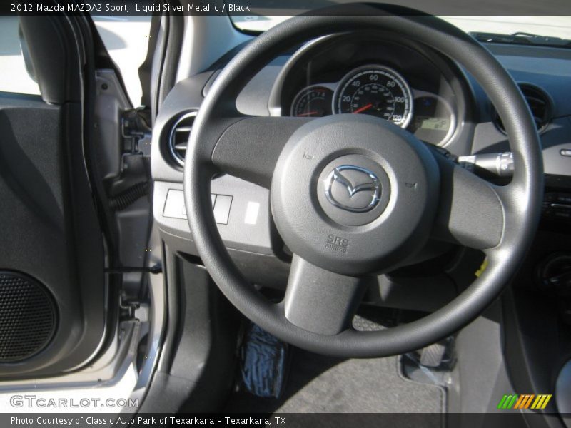 Liquid Silver Metallic / Black 2012 Mazda MAZDA2 Sport