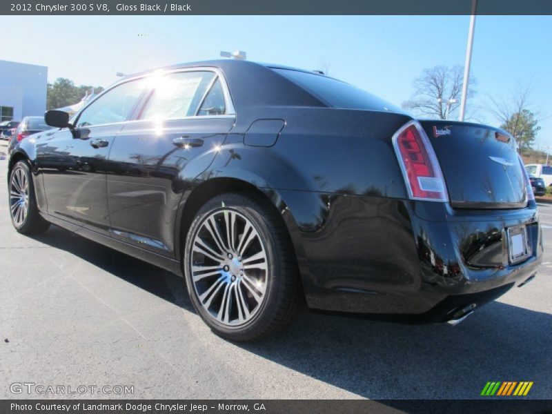 Gloss Black / Black 2012 Chrysler 300 S V8