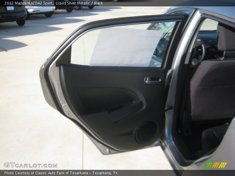Liquid Silver Metallic / Black 2012 Mazda MAZDA2 Sport