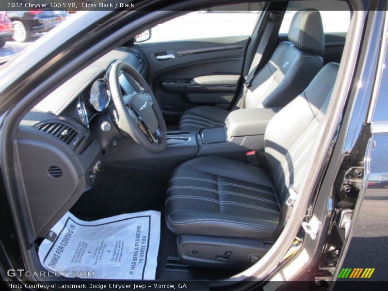 Gloss Black / Black 2012 Chrysler 300 S V8