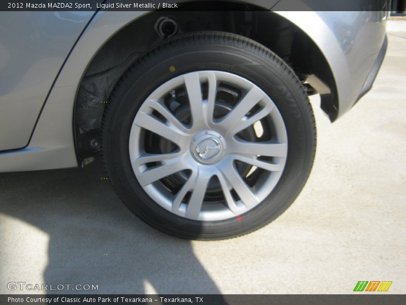Liquid Silver Metallic / Black 2012 Mazda MAZDA2 Sport