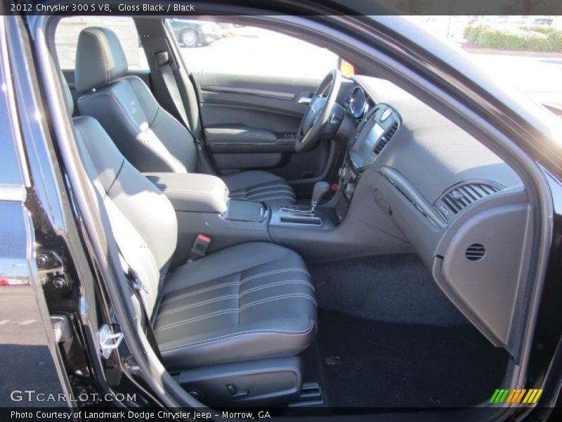 Gloss Black / Black 2012 Chrysler 300 S V8