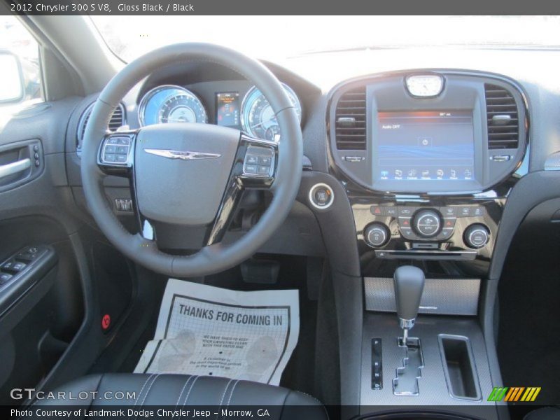 Gloss Black / Black 2012 Chrysler 300 S V8