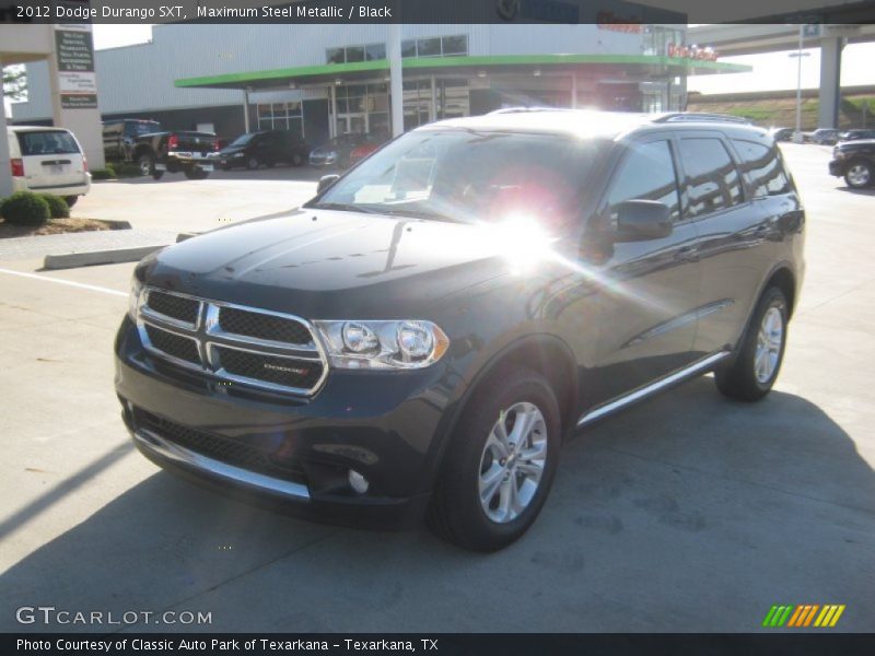 Maximum Steel Metallic / Black 2012 Dodge Durango SXT