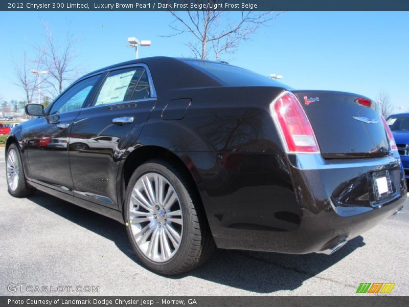 Luxury Brown Pearl / Dark Frost Beige/Light Frost Beige 2012 Chrysler 300 Limited