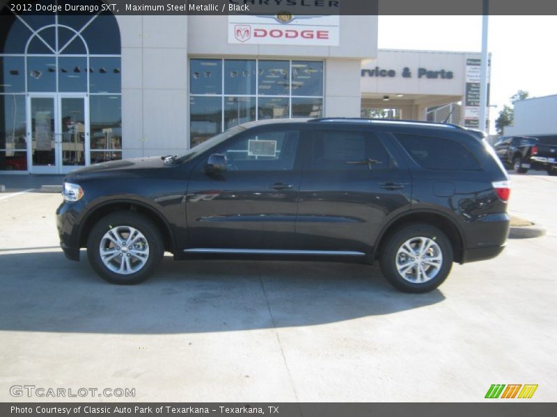 Maximum Steel Metallic / Black 2012 Dodge Durango SXT