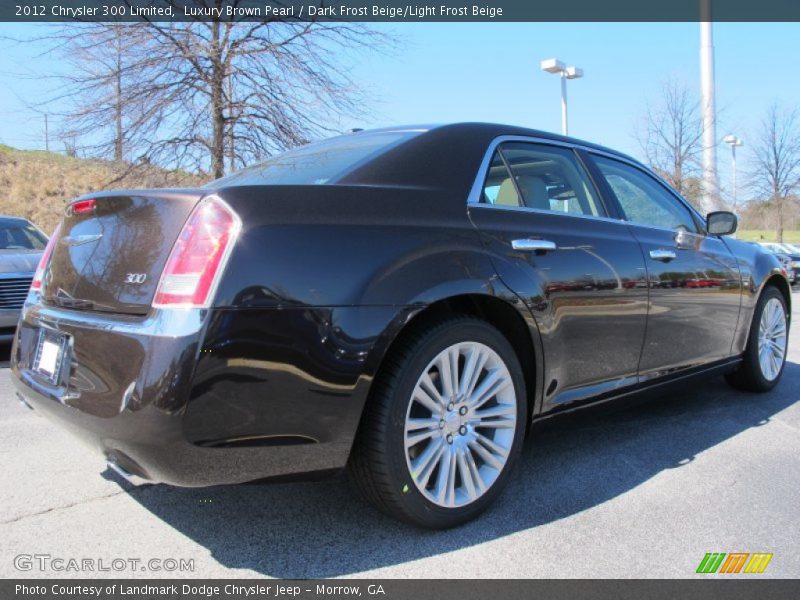 Luxury Brown Pearl / Dark Frost Beige/Light Frost Beige 2012 Chrysler 300 Limited