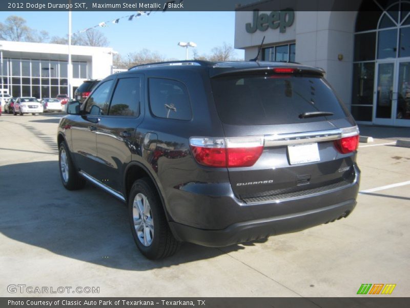 Maximum Steel Metallic / Black 2012 Dodge Durango SXT