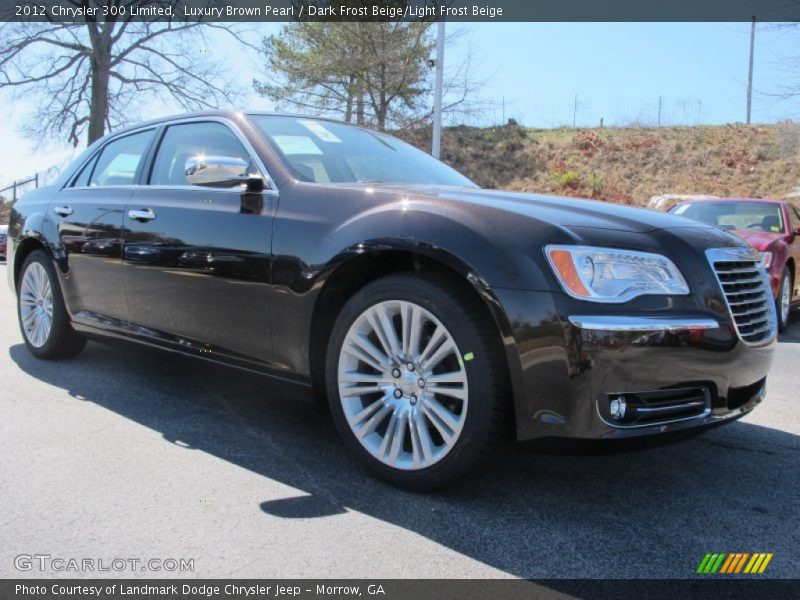 Luxury Brown Pearl / Dark Frost Beige/Light Frost Beige 2012 Chrysler 300 Limited