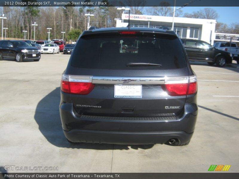 Maximum Steel Metallic / Black 2012 Dodge Durango SXT