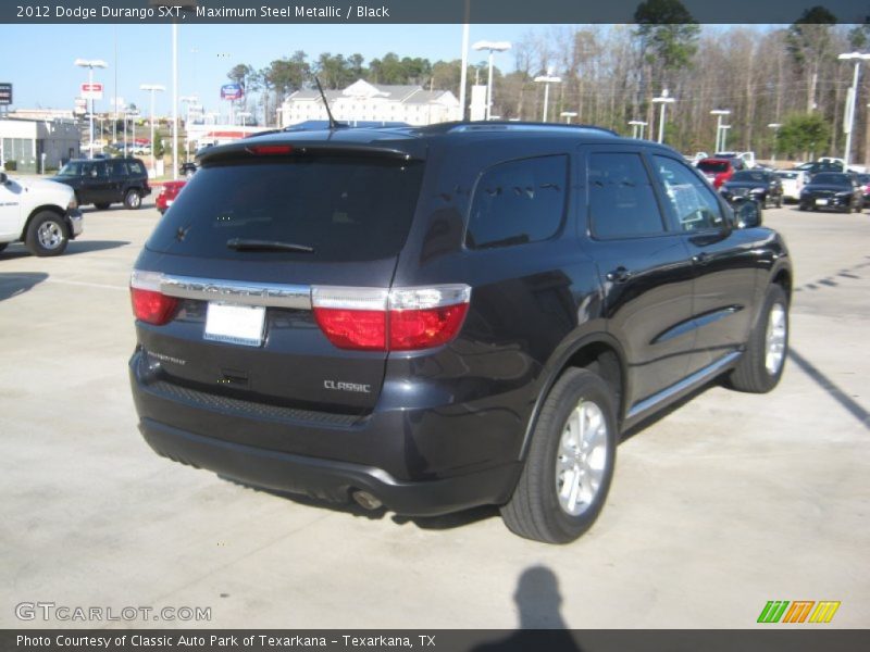 Maximum Steel Metallic / Black 2012 Dodge Durango SXT