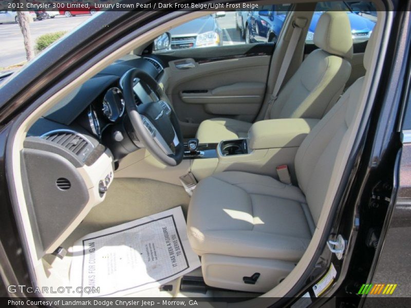 Luxury Brown Pearl / Dark Frost Beige/Light Frost Beige 2012 Chrysler 300 Limited