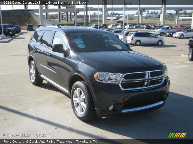 Maximum Steel Metallic / Black 2012 Dodge Durango SXT