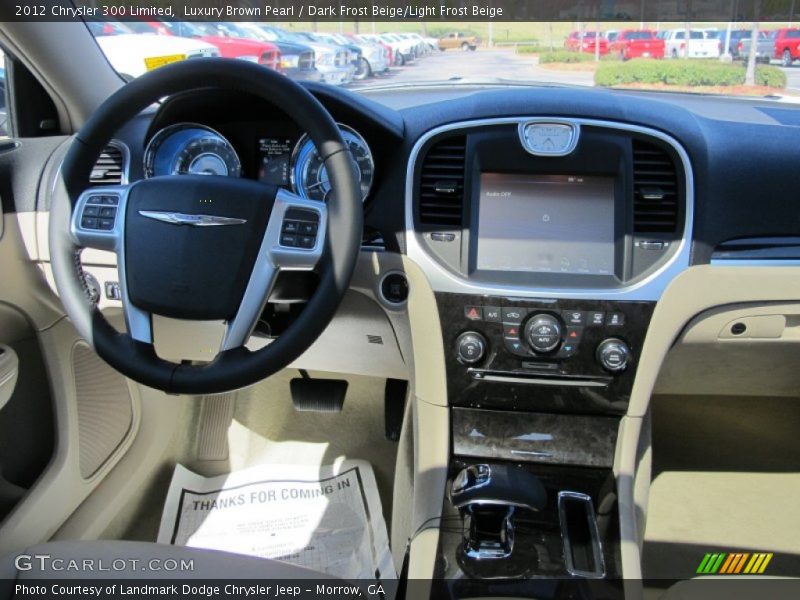 Luxury Brown Pearl / Dark Frost Beige/Light Frost Beige 2012 Chrysler 300 Limited