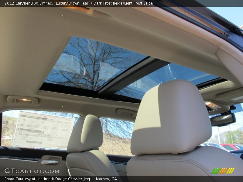 Luxury Brown Pearl / Dark Frost Beige/Light Frost Beige 2012 Chrysler 300 Limited