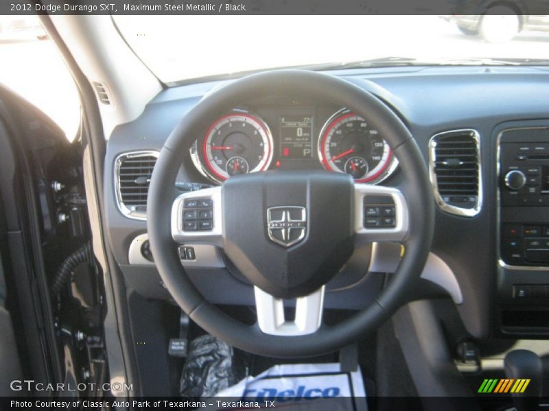 Maximum Steel Metallic / Black 2012 Dodge Durango SXT