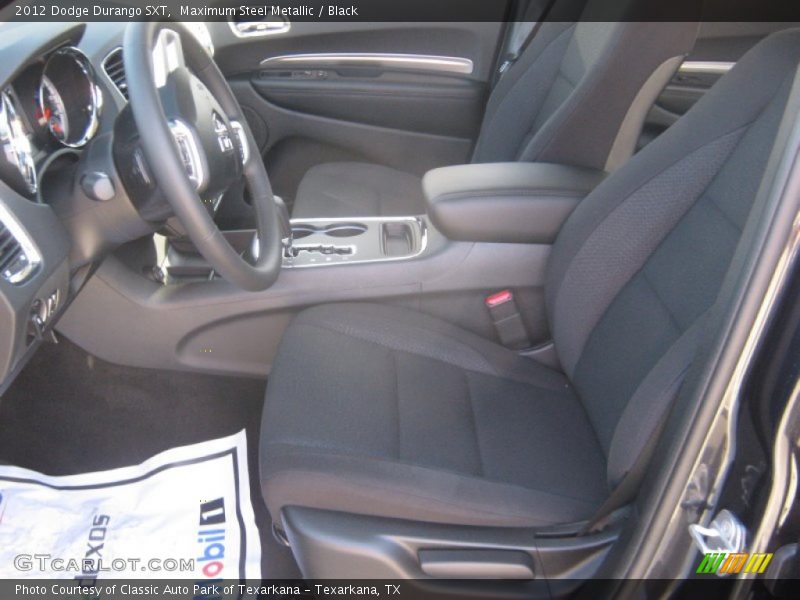 Maximum Steel Metallic / Black 2012 Dodge Durango SXT