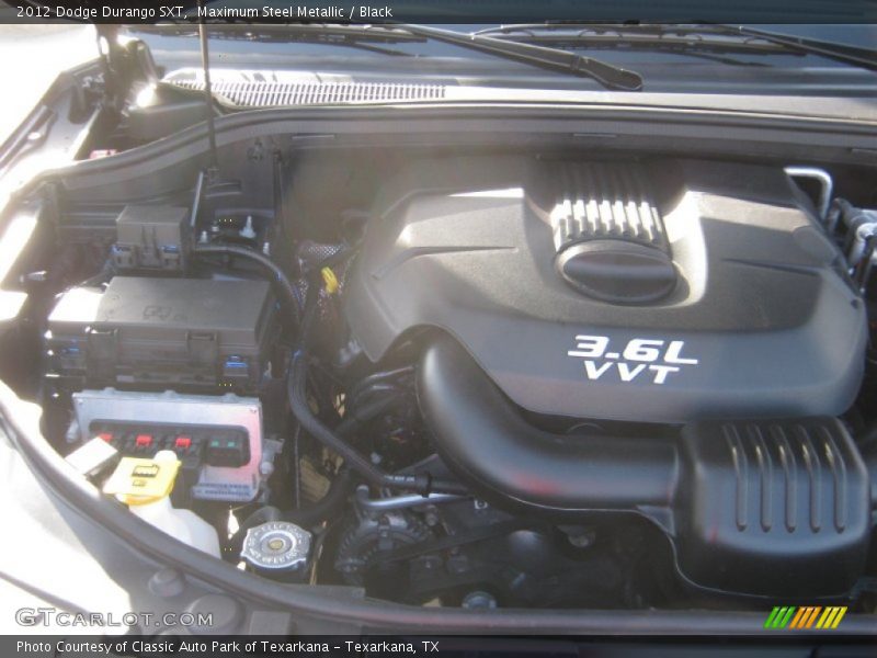 Maximum Steel Metallic / Black 2012 Dodge Durango SXT