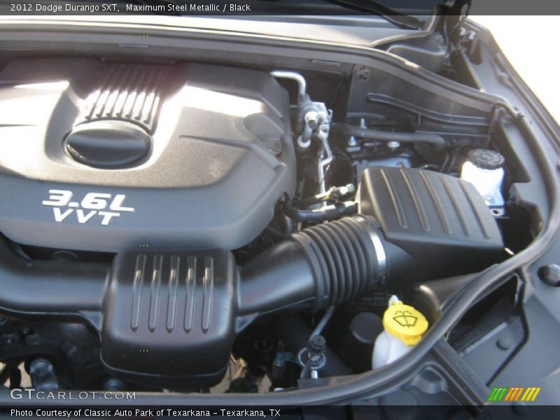 Maximum Steel Metallic / Black 2012 Dodge Durango SXT