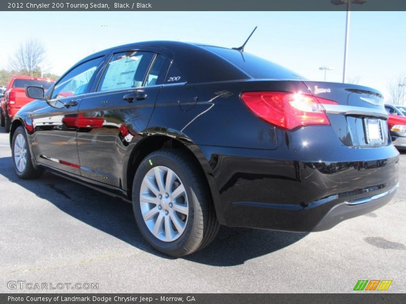 Black / Black 2012 Chrysler 200 Touring Sedan