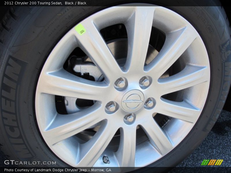 Black / Black 2012 Chrysler 200 Touring Sedan