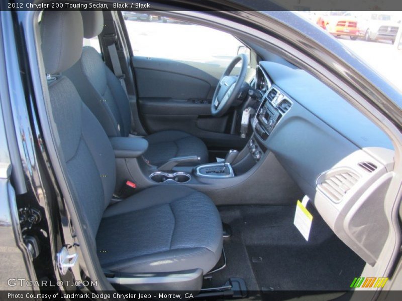 Black / Black 2012 Chrysler 200 Touring Sedan