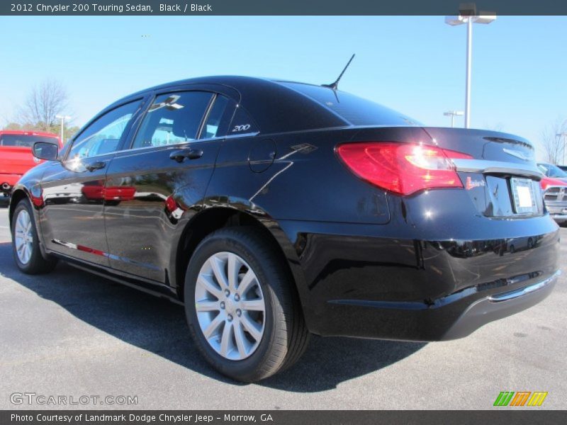 Black / Black 2012 Chrysler 200 Touring Sedan