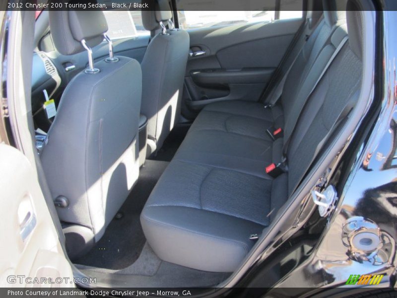 Black / Black 2012 Chrysler 200 Touring Sedan